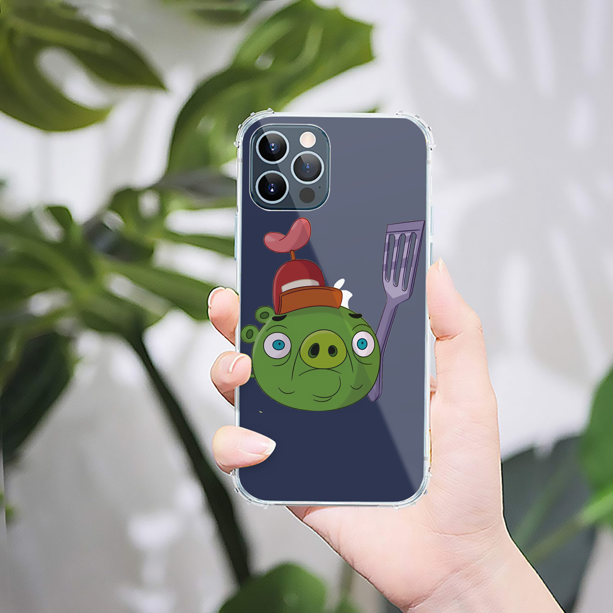 （画像用） Angry Birds アングリーバード 【iPhone 12シリーズ対応】透明スマホケース（クリアソフトケース）